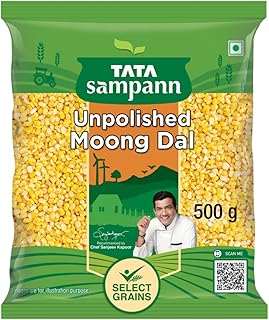 Tata Sampann Unpolished Moong Dal (Split), 500g