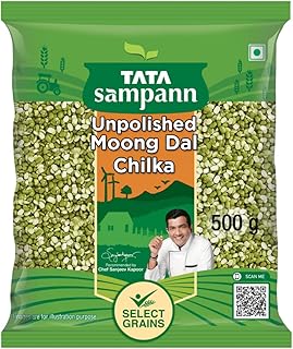 Tata Sampann Unpolished Moong Dal (Chilka), 500g