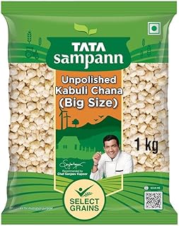 Tata Sampann Unpolished Kabuli Chana (Big Size), 1kg