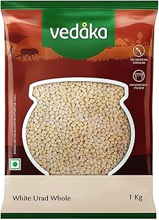 Vedaka Premium White Urad Whole, 1kg
